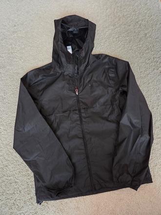 Pánská turistická větruodolná a vodoodpudivá bunda, quechua,s