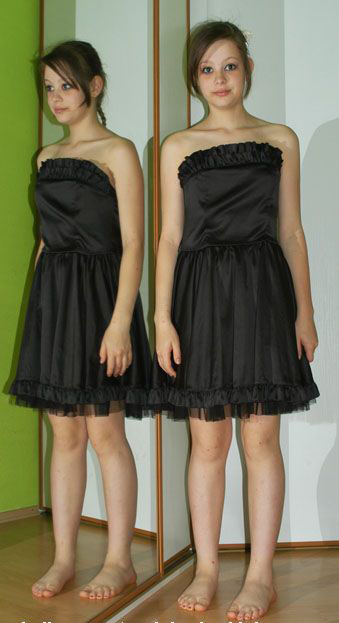 Společenské krátké černé saténové šaty i na léto, 38