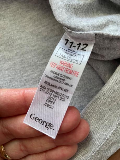 Triko šedé - v.11/12 let, george,152