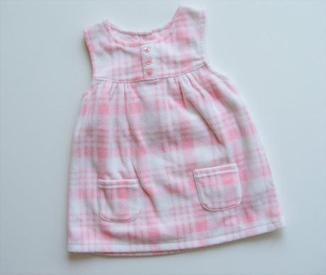 P336 flís růžové šatičky vel. 68, george,68