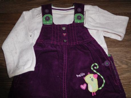 Zateplené manžestrové lacláčky vel. 80/86, marks & spencer,86