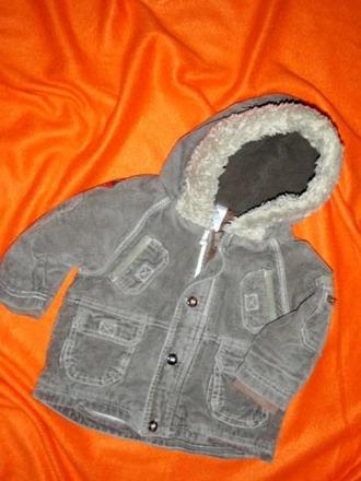 Zimní manžestrový kabát, early days,80