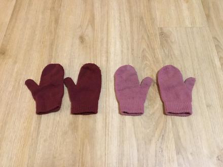 Rukavice 2 páry, h&m,98