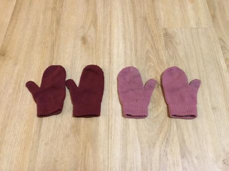 Rukavice 2 páry, h&m,98