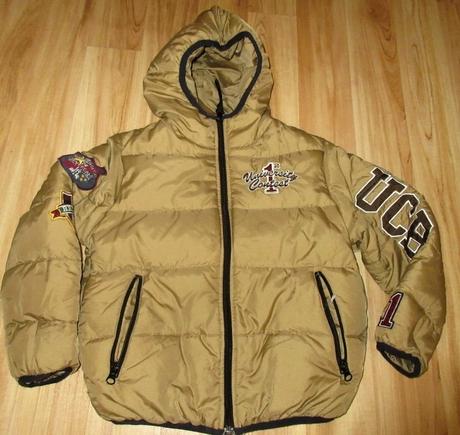 Zimní bunda s kapucí, benetton,116