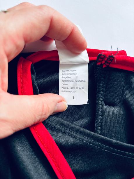 An3/ kostým ninja bojovník- v 13/14 let, 