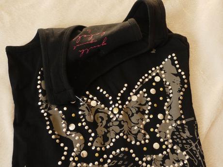 Zebrovany cerny top , 34