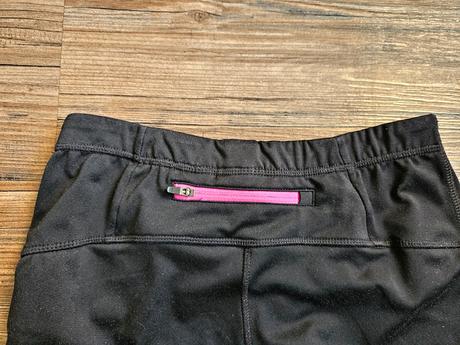 Běžecké zateplené legíny černé růžové crivit 36 38, crivit,s