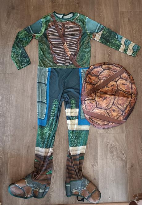 Kostým na karneval - želva ninja, vel. 148,