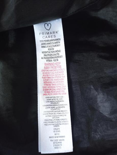 Bunda přechodová zn.primark vel.146-158, primark,146