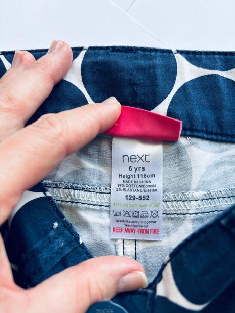 Kraťasy modro bílé - v.6 let next, next,116