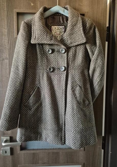 Dámský zimní kabát bershka vel. m/l, bershka,m