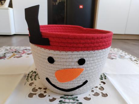 Nový vánoční ubrus s košíkem, 