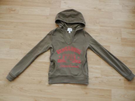 Khaki hneda mikina vel.32/34 kangaroos, 32