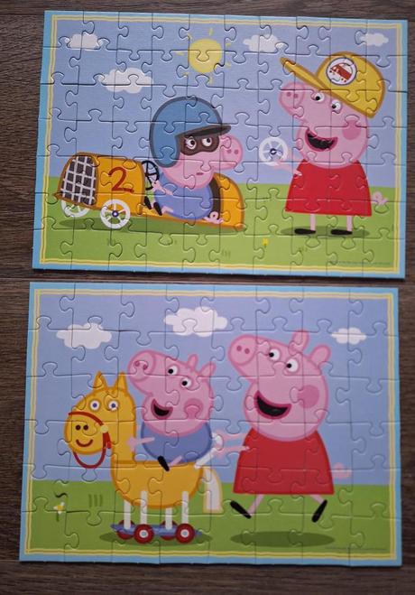 Puzzle pepa pig trefl 4v1, top stav, 