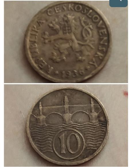 Historické 5ti a 10ti haléře 1922-1938,