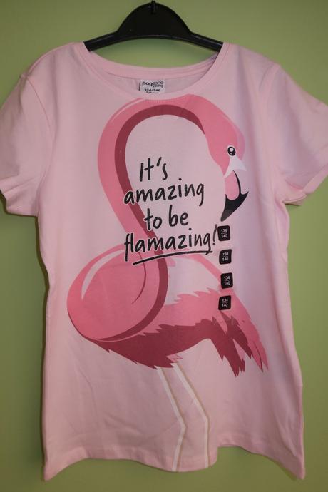 Tričko - plameňák, takko,134