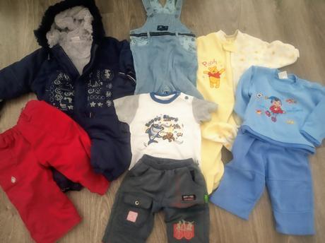 Zimní kombinéza 74 + věcičky, 68–80