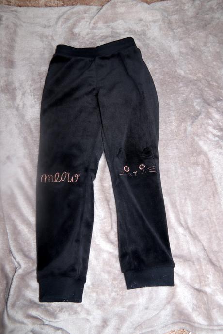 Dívčí sametové tepláky vel. 116, 116