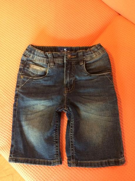 Džínové pružné kraťasy/šortky, tom tailor,104