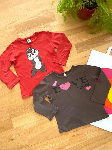 Benetton set 2x tričko 90, 18-24m, benetton,86