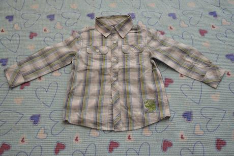 Bavlněná kostkatá košile, 98, , h&m,98