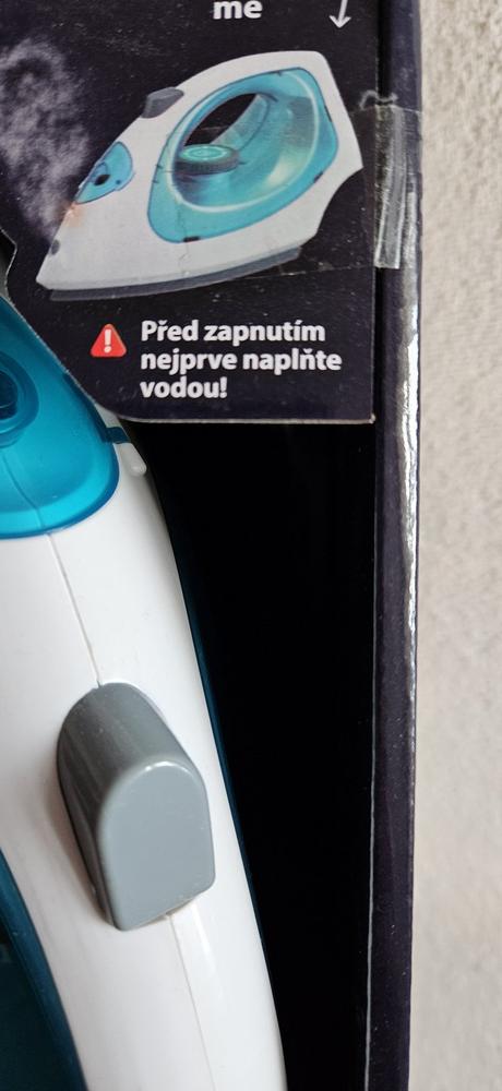 Dětská žehlička s funkcí páry rappa - nová, 