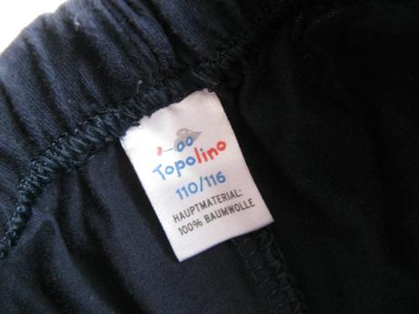 Dětské modré bavlněné letní šortky, topolino,116