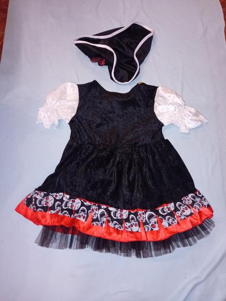 Karnevalová maska  pirátka vel. 116, 