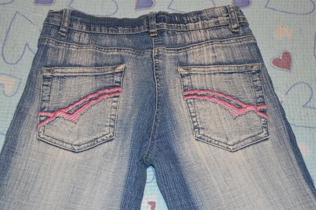 146 152 elastické kratší džíny 7/8, 152