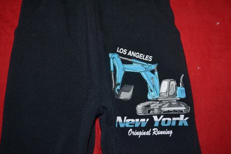 Oteplené tepláky s bagrem, 98 / 104