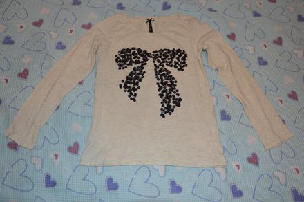 140 next bavlněné triko s flitry, next,140