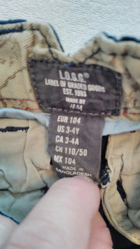 Kraťasy vel. 104, h&m,104