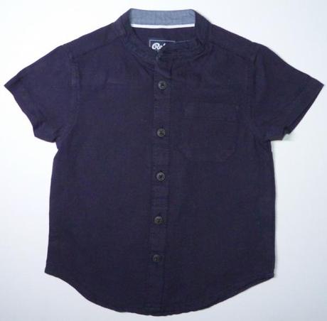 Bavlněné tm. modrá košile, rebel,92