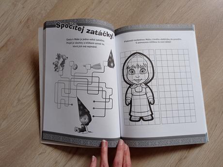 Knížky "máša a medvěd", 