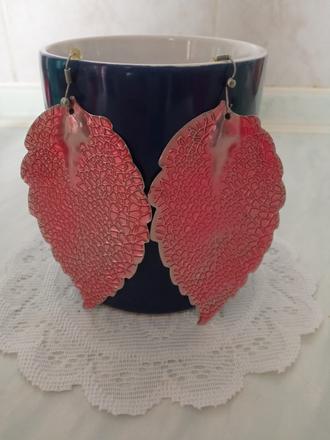 Visací náušnice-listy, 