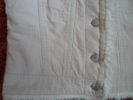 Smetanová béžová vesta vestička s kožíškem george, george,104