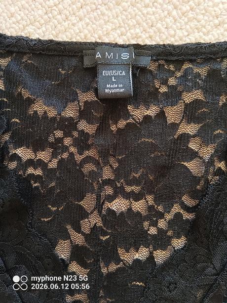 Tričko krajkové zn."amisu" vel."l", amisu,l