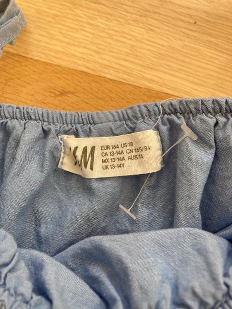 Letní tílko halenka, h&m,158