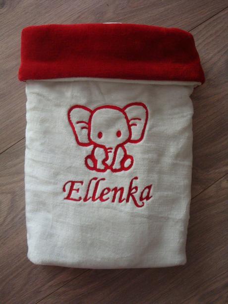 Deka s výšivkou jména na přání-více barev a obrázk,