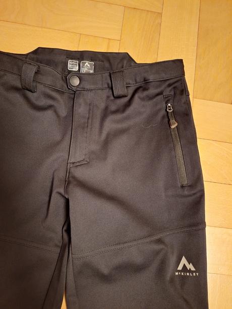 Tenké turistické softshellové kalhoty, mckinley,152