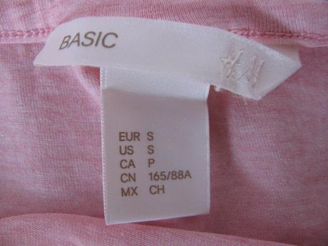 Dámské růžové letní tílko h&m, h&m,s