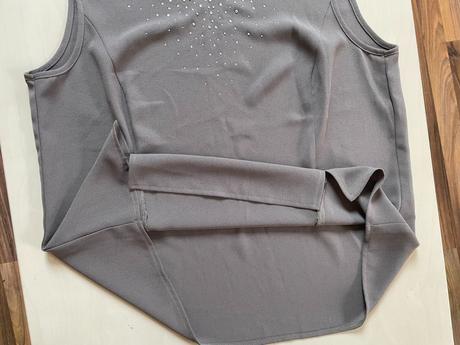 Khaki top s kamínky, vel 44/ xxl/xxxl, rio, xxl