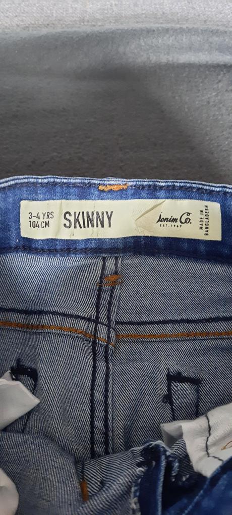 Chlapecké džíny značky denim co, vel. 3-4 roky, denim co,104