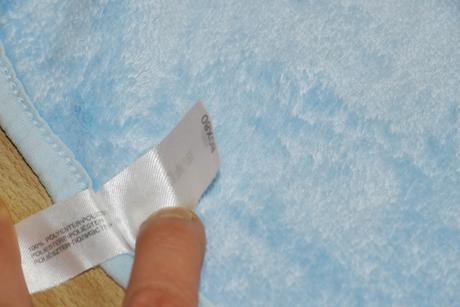 Decka pro miminko modra -polyester,