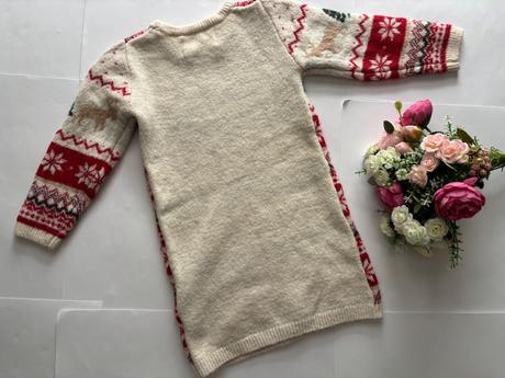Ob/ šaty vánoční svetrové - v.98, 98