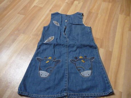 Riflové žirafové šaty vel. 4-5 next, next,110