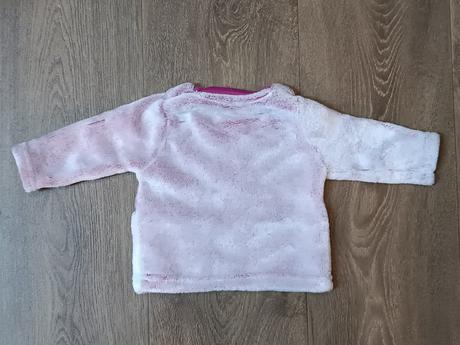 Kojenecký dívčí kabát next baby+mikina,vel.56, next,56