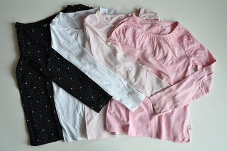 Trička s dlouhým rukávem, h&m,122