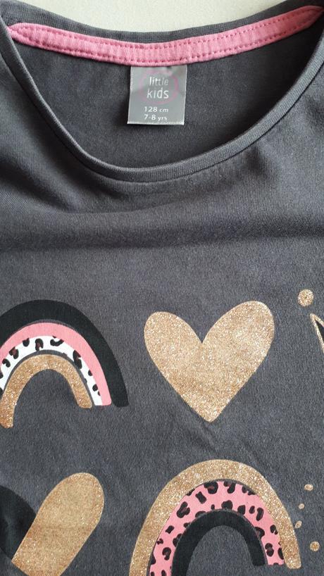 Dětské tričko se třpytivými obrázky, 128, zn.pepco, pepco,128